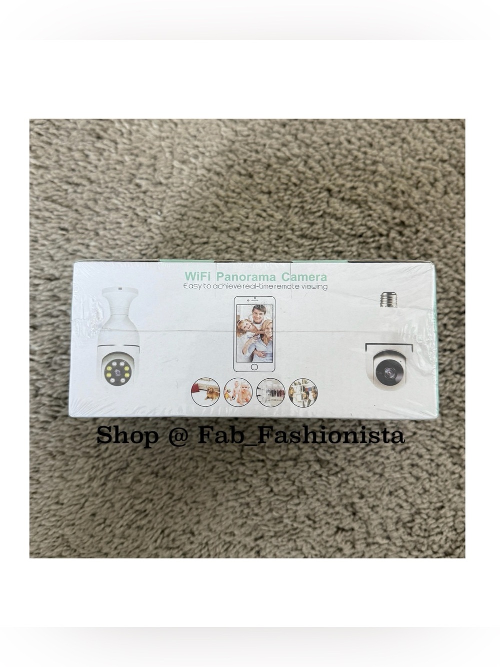 WiFi Panorama Camera - White - Security & Remote Viewing